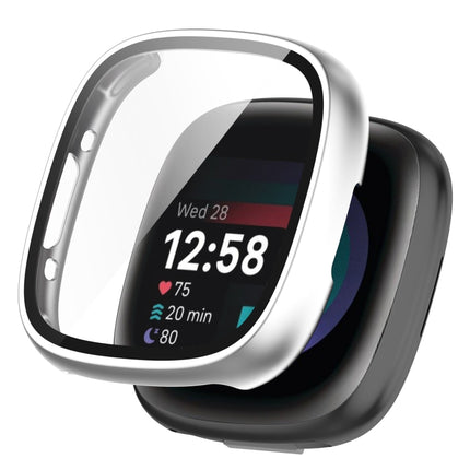 PC+ Toughened Film Integrated Protective Case, For Fitbit Versa 4, For  Fitbit Sense 2