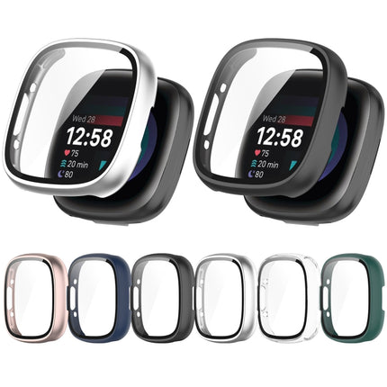 PC+ Toughened Film Integrated Protective Case, For Fitbit Versa 4, For  Fitbit Sense 2