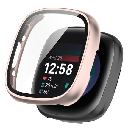 PC+ Toughened Film Integrated Protective Case, For Fitbit Versa 4, For  Fitbit Sense 2