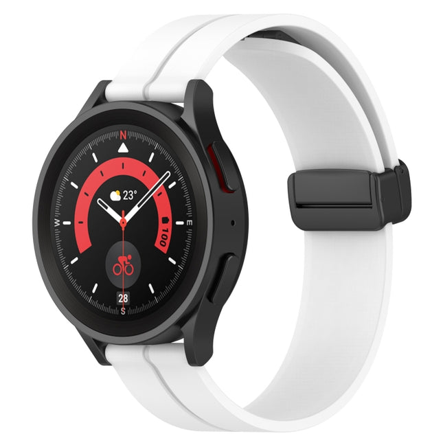 20mm Solid Color Magnetic Clasp Silicone Watch Band, For Huawei Watch GT3 Pro 43mm, For Huawei Watch GT3 42mm