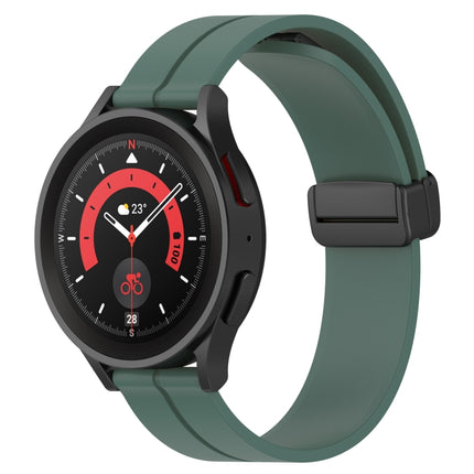 20mm Solid Color Magnetic Clasp Silicone Watch Band, For Huawei Watch GT2 42mm, For Huawei Watch 2