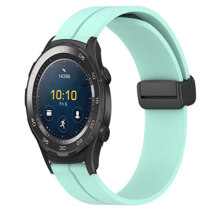 20mm Solid Color Magnetic Clasp Silicone Watch Band, For Huawei Watch GT2 42mm, For Huawei Watch 2