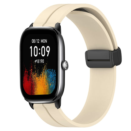 20mm Solid Color Magnetic Clasp Silicone Watch Band, For Amazfit GTS 4, For Amazfit GTS 3
