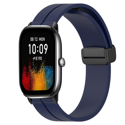 20mm Solid Color Magnetic Clasp Silicone Watch Band, For Amazfit GTS 4, For Amazfit GTS 3