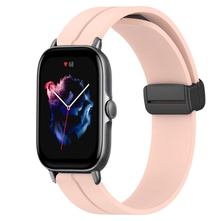 20mm Solid Color Magnetic Clasp Silicone Watch Band, For Amazfit GTS 4, For Amazfit GTS 3