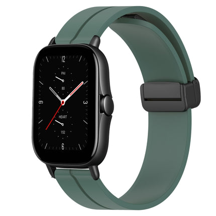 20mm Solid Color Magnetic Clasp Silicone Watch Band, For Amazfit GTS 2E, For Amazfit GTS 2 Mini