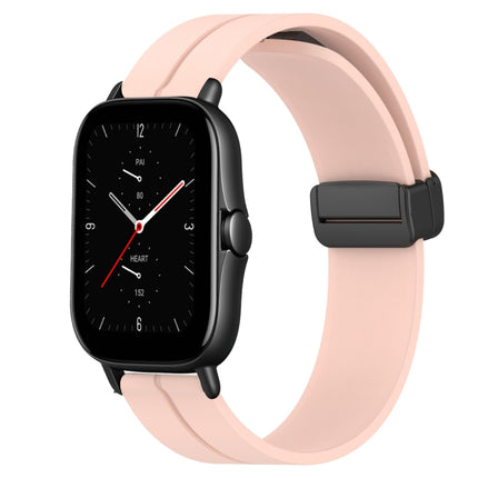 20mm Solid Color Magnetic Clasp Silicone Watch Band, For Amazfit GTS 2, For Amazfit GTS