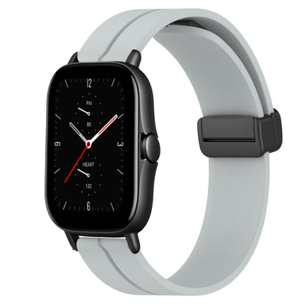 20mm Solid Color Magnetic Clasp Silicone Watch Band, For Amazfit GTS 2, For Amazfit GTS
