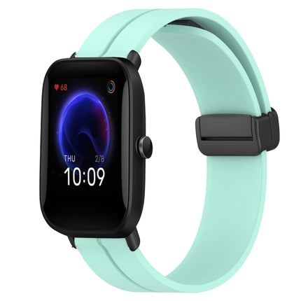 20mm Solid Color Magnetic Clasp Silicone Watch Band, For Amazfit GTR 42mm, For Amazfit Pop Pro