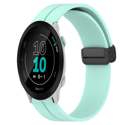 20mm Solid Color Magnetic Clasp Silicone Watch Band, For Garmin Approach S40, For Garmin Forerunner 158