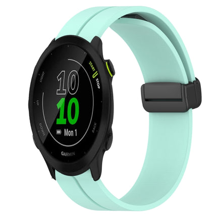 20mm Solid Color Magnetic Clasp Silicone Watch Band, For Garmin Forerunner 55, For Garmin Venu