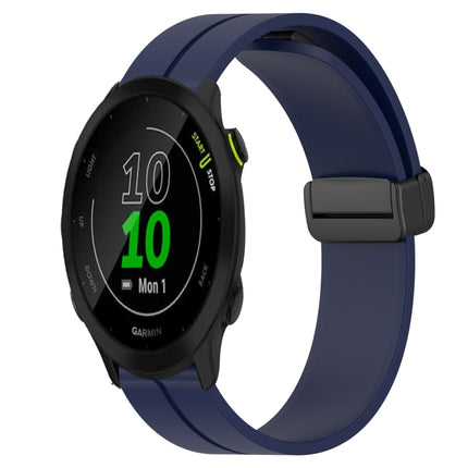 20mm Solid Color Magnetic Clasp Silicone Watch Band, For Garmin Forerunner 55, For Garmin Venu