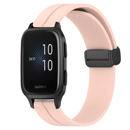 20mm Solid Color Magnetic Clasp Silicone Watch Band, For Garmin Venu SQ, For Garminmove Luxe