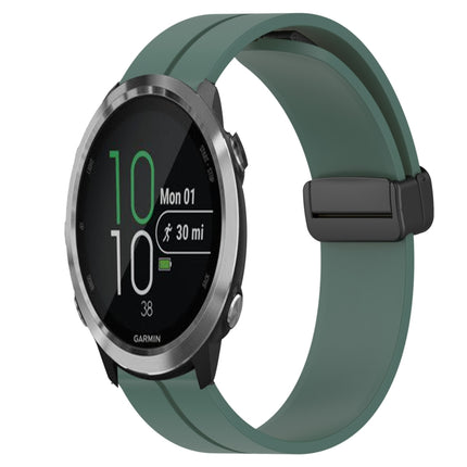20mm Solid Color Magnetic Clasp Silicone Watch Band, For Garmin Garminmove Style, For Garmin Forerunner 645 Music