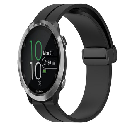 20mm Solid Color Magnetic Clasp Silicone Watch Band, For Garmin Garminmove Style, For Garmin Forerunner 645 Music