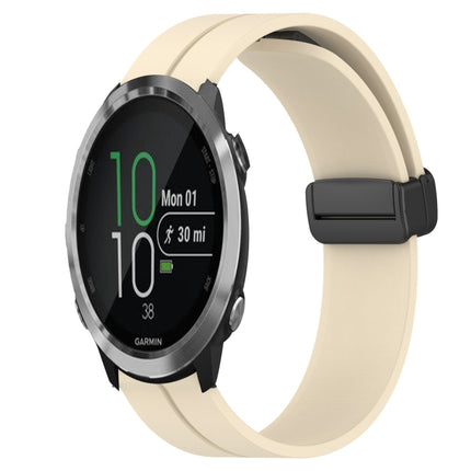 20mm Solid Color Magnetic Clasp Silicone Watch Band, For Garmin Garminmove Style, For Garmin Forerunner 645 Music