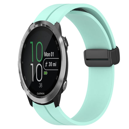 20mm Solid Color Magnetic Clasp Silicone Watch Band, For Garmin Garminmove Style, For Garmin Forerunner 645 Music