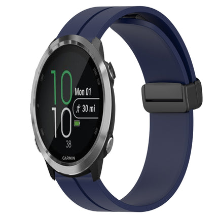 20mm Solid Color Magnetic Clasp Silicone Watch Band, For Garmin Garminmove Style, For Garmin Forerunner 645 Music