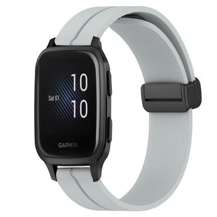 20mm Solid Color Magnetic Clasp Silicone Watch Band, For Garmin Venu Sq 2, For Garmin Venu Sq 2 Music