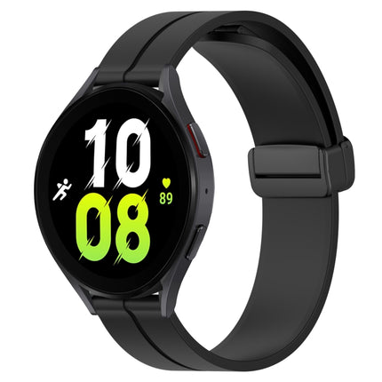 20mm Solid Color Magnetic Clasp Silicone Watch Band, For Samsung Galaxy Watch 5 44mm, For Samsung Galaxy Watch 5 40mm