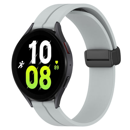 20mm Solid Color Magnetic Clasp Silicone Watch Band, For Samsung Galaxy Watch 5 44mm, For Samsung Galaxy Watch 5 40mm