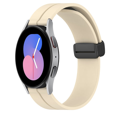 22mm Solid Color Magnetic Clasp Silicone Watch Band, For Samsung Galaxy Watch3 45mm, For Samsung Galaxy Watch 46mm