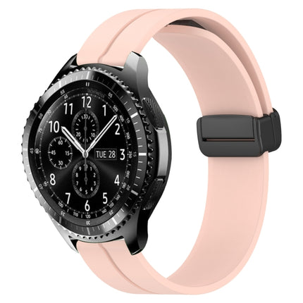 22mm Solid Color Magnetic Clasp Silicone Watch Band, For Samsung Gear S3 Classic, For Samsung Gear S3 Frontier