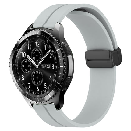 22mm Solid Color Magnetic Clasp Silicone Watch Band, For Samsung Gear S3 Classic, For Samsung Gear S3 Frontier