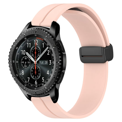 22mm Solid Color Magnetic Clasp Silicone Watch Band, For Samsung Gear S3 Classic, For Samsung Gear S3 Frontier