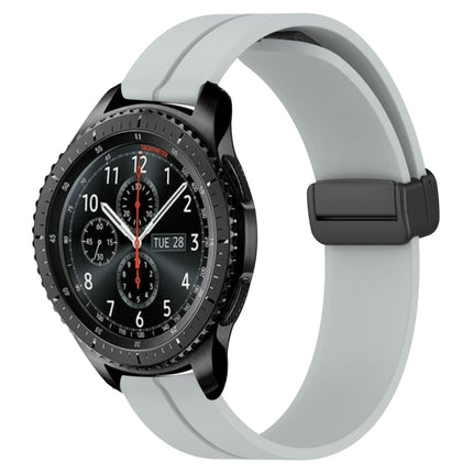 22mm Solid Color Magnetic Clasp Silicone Watch Band, For Samsung Gear S3 Classic, For Samsung Gear S3 Frontier