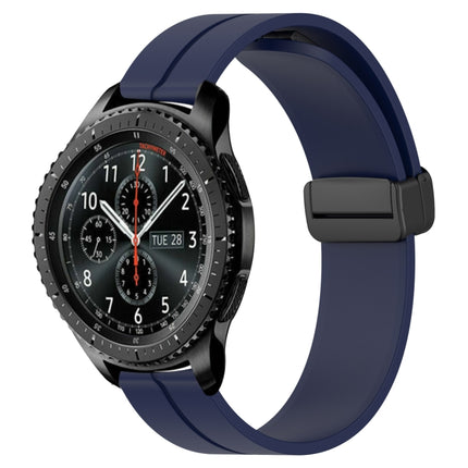 22mm Solid Color Magnetic Clasp Silicone Watch Band, For Samsung Gear S3 Classic, For Samsung Gear S3 Frontier