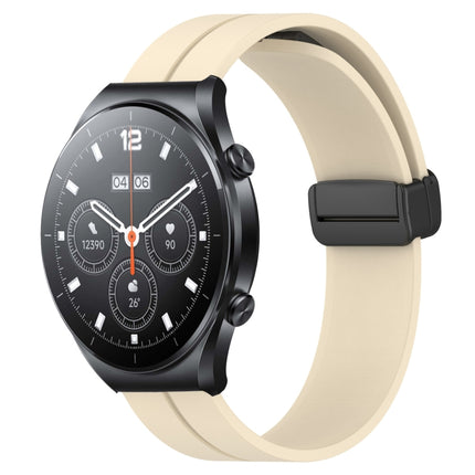 22mm Solid Color Magnetic Clasp Silicone Watch Band, For Xiaomi MI Watch S1, For Xiaomi MI Watch S1 Pro