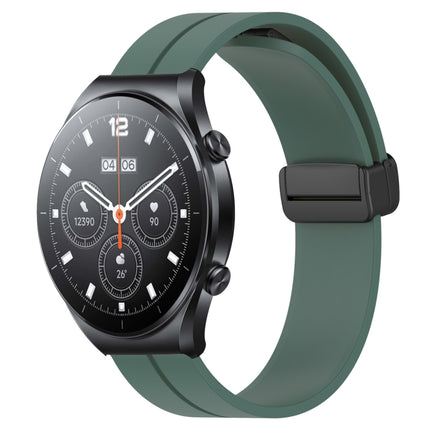 22mm Solid Color Magnetic Clasp Silicone Watch Band, For Xiaomi MI Watch S1, For Xiaomi MI Watch S1 Pro