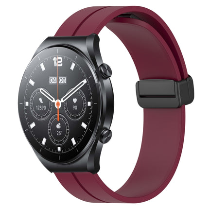 22mm Solid Color Magnetic Clasp Silicone Watch Band, For Xiaomi MI Watch S1, For Xiaomi MI Watch S1 Pro