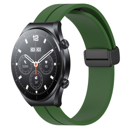 22mm Solid Color Magnetic Clasp Silicone Watch Band, For Xiaomi MI Watch S1, For Xiaomi MI Watch S1 Pro