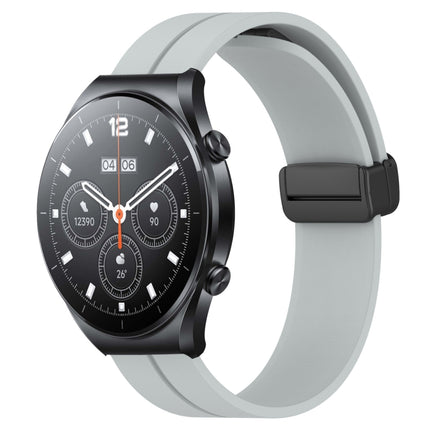 22mm Solid Color Magnetic Clasp Silicone Watch Band, For Xiaomi MI Watch S1, For Xiaomi MI Watch S1 Pro