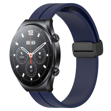 22mm Solid Color Magnetic Clasp Silicone Watch Band, For Xiaomi MI Watch S1, For Xiaomi MI Watch S1 Pro
