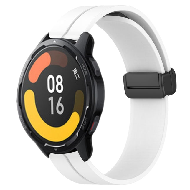 22mm Solid Color Magnetic Clasp Silicone Watch Band, For Xiaomi MI Watch Color 2, For Xiaomi MI Watch Sport