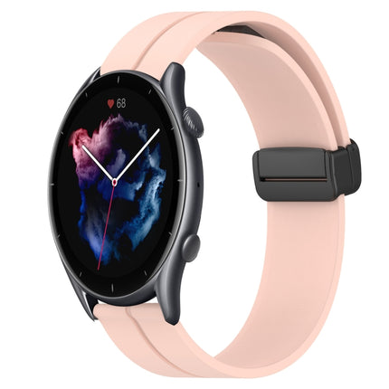22mm Solid Color Magnetic Clasp Silicone Watch Band, For Amazfit GTR 3 Pro, For Amazfit GTR 2e
