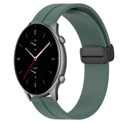 22mm Solid Color Magnetic Clasp Silicone Watch Band, For Amazfit GTR 3 Pro, For Amazfit GTR 2e