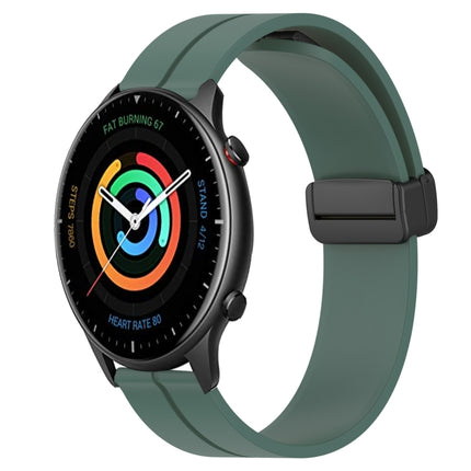 22mm Solid Color Magnetic Clasp Silicone Watch Band, For Amazfit GTR 2, For Amazfit 3