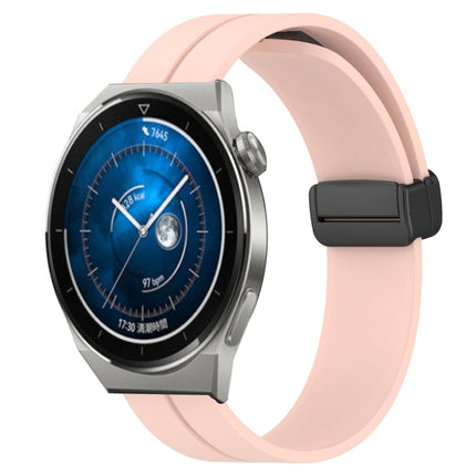 22mm Solid Color Magnetic Clasp Silicone Watch Band, For Huawei Watch GT3 Pro 46mm, For Huawei Watch GT3 46mm