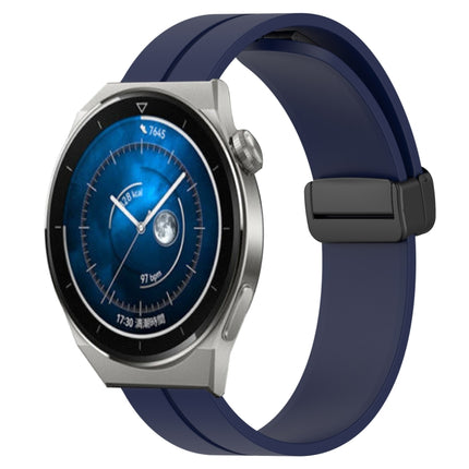 22mm Solid Color Magnetic Clasp Silicone Watch Band, For Huawei Watch GT3 Pro 46mm, For Huawei Watch GT3 46mm