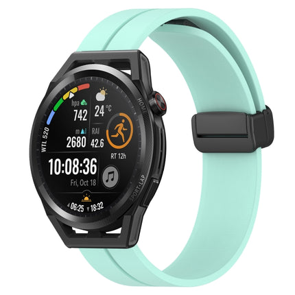 22mm Solid Color Magnetic Clasp Silicone Watch Band, For Huawei Watch GT Runner, For Huawei Watch 3
