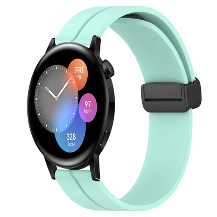 22mm Solid Color Magnetic Clasp Silicone Watch Band, For Huawei Watch GT Runner, For Huawei Watch 3