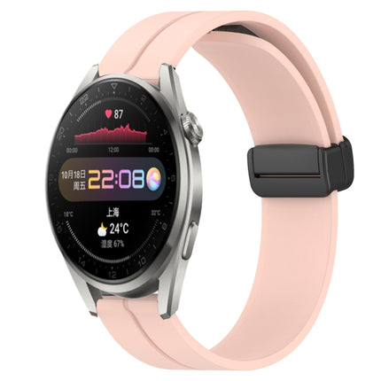 22mm Solid Color Magnetic Clasp Silicone Watch Band, For Huawei Watch 3 Pro, For Huawei GT2 Pro
