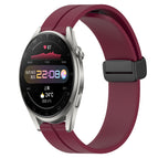 For Huawei Watch 3 Pro / Wine Red