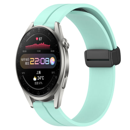 22mm Solid Color Magnetic Clasp Silicone Watch Band, For Huawei Watch 3 Pro, For Huawei GT2 Pro