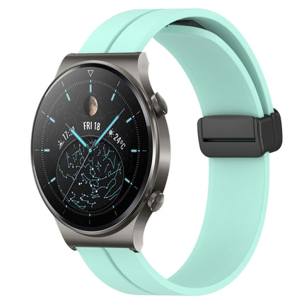 22mm Solid Color Magnetic Clasp Silicone Watch Band, For Huawei Watch 3 Pro, For Huawei GT2 Pro