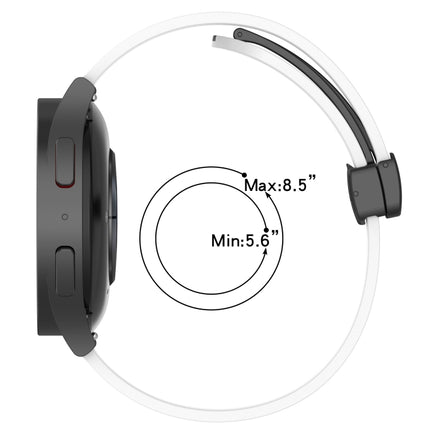 22mm Folding Magnetic Clasp Silicone Watch Band, For Amazfit GTR 3 Pro, For Amazfit GTR 2e